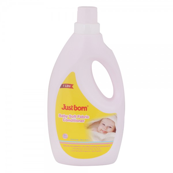 Just Born® Baby Soft Fabric Conditioner - Real Fresh | Real Clean - 1 Litre