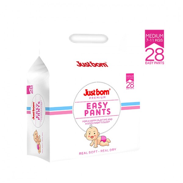 Just Born® Premium Easy Pants - 7 - 11 Kg's - 28's Count