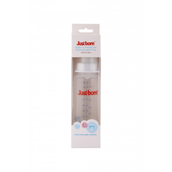 Just Born® Premium Feeding Bottle 8Oz / 250ML