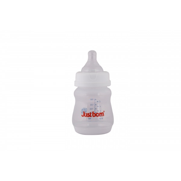 Just Born® Premium Wide Neck Feeding Bottle 5Oz / 150ML