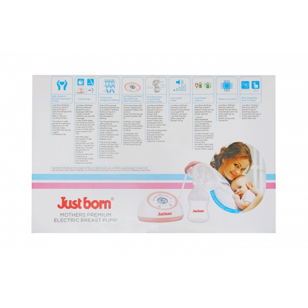 Just Born® Premium Mother's Electric Breast Pump