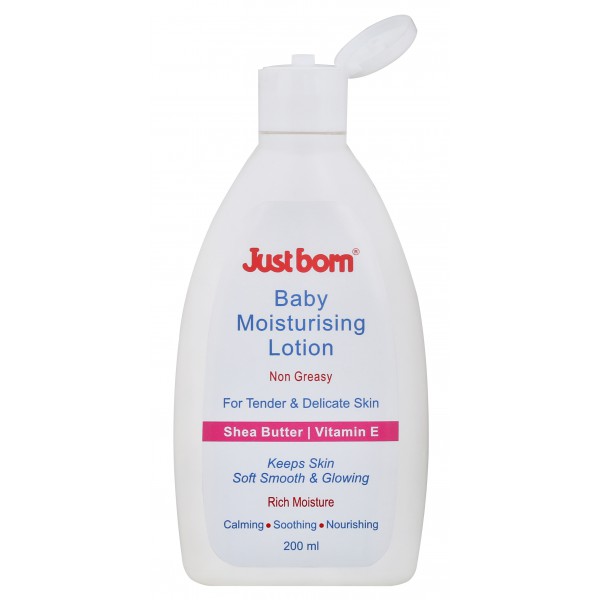 Just Born® Baby Moisturizing Lotion - 200 ML - Shea Butter + Vitamin E