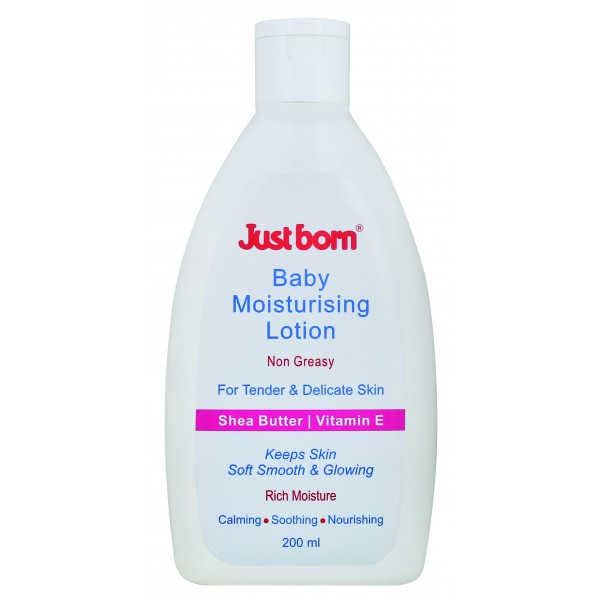 Just Born® Baby Moisturizing Lotion - 200 ML - Shea Butter + Vitamin E