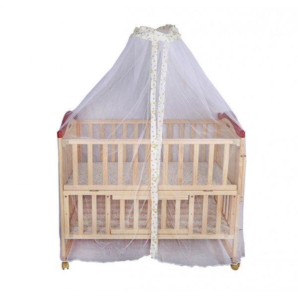 Just Born® Rocking Wooden Crib - 0 to 3 Years - With Storage - Cozy Cot