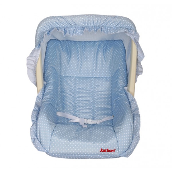 Just Born® Baby Luxury Infant Carry Cot  With Mosquito Net