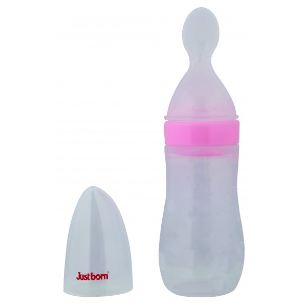 Just Born® Baby Silicone Squeezy Spoon Feeder