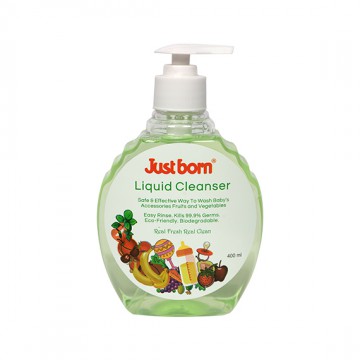  Just Born® Baby Liquid Cleanser - For Accessories + Fruits + Vegetables - 400 ML